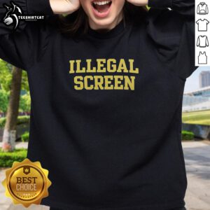 Premium Illegal Screen Sweatshirt featuring bold graphic design, perfect for casual wear and street style enthusiasts.