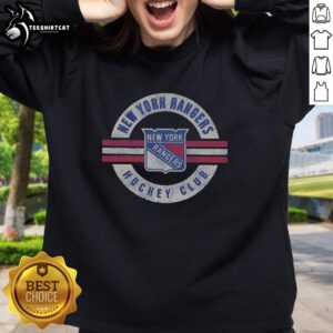 Premium New York Rangers Surround Sweatshirt featuring team colors and logo, perfect for fans and casual wear.