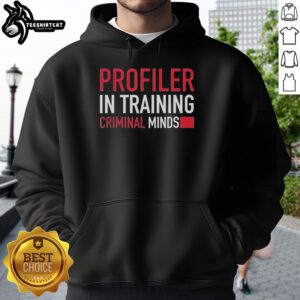 Premium Profiler in Training Criminal Minds hoodie featuring a stylish design, perfect for fans of the show.