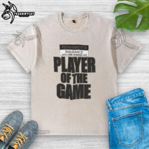 Premium Reinhardts Player of the Game washed t-shirt in stylish design, perfect for fans and gamers alike.