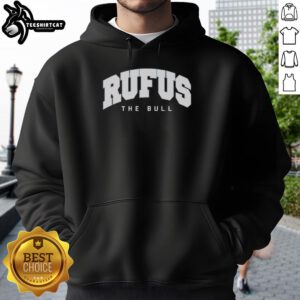 Alt Text: Premium Rufus the Bull Classic Hoodie in stylish design, perfect for casual wear and comfort.