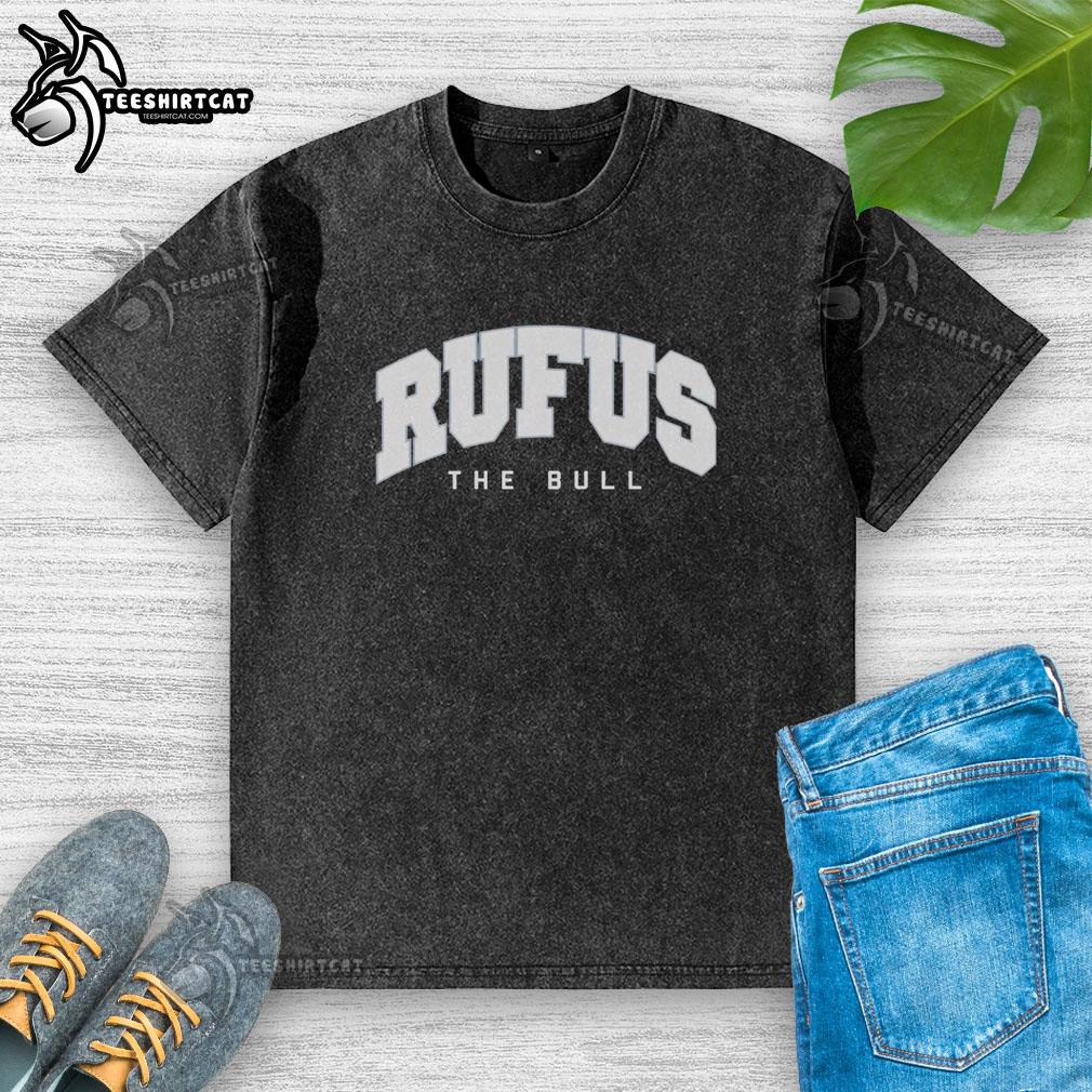Premium Rufus the Bull classic washed t-shirt in soft fabric, featuring a trendy design for casual wear.