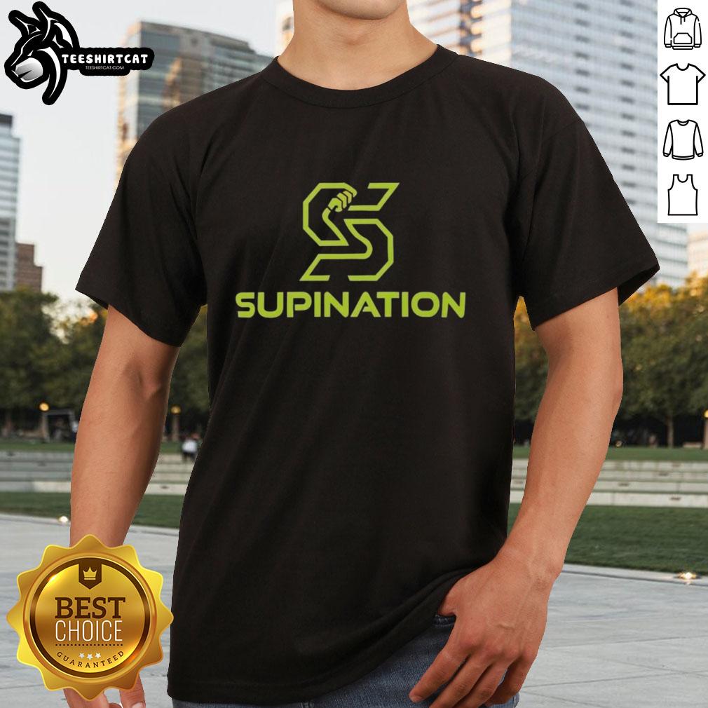 Pretty Supination Arm Wrestling Pro Strength T-Shirt featuring a bold design for strength training enthusiasts.