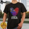 Top Fingerprints Baltimore Ravens X Maryland Terrapins 'Its In My DNA' T-Shirt featuring team logos and vibrant design.