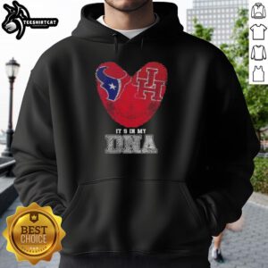 Top Fingerprints Houston Texans X Houston Cougars Its In My DNA hoodie showcasing a stylish design for fans.
