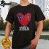 Alt Text: Top Fingerprints Houston Texans X Houston Cougars Its In My DNA T-Shirt showcasing team spirit and pride.