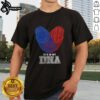 Top Fingerprints Indianapolis Colts X Indiana Hoosiers ItS In My DNA T-Shirt showcasing team pride and unique design.