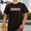 Top Harbaugh Hire New York Giants Football T-Shirt featuring bold graphics and team colors, perfect for fans and supporters.
