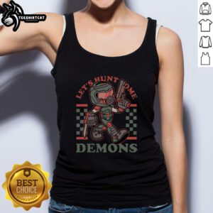 Alt Text: Awesome Game Mascot in a Demon Slayer tank top, ready to hunt demons with style and flair.