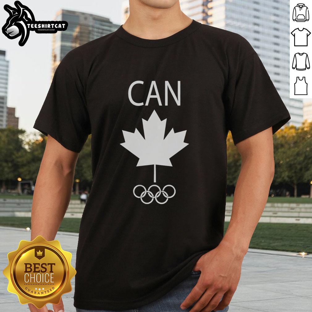 Alt Text: Good Canadian Come To Milano Cortina 2026 T-Shirt featuring a vibrant design celebrating the 2026 Winter Olympics.