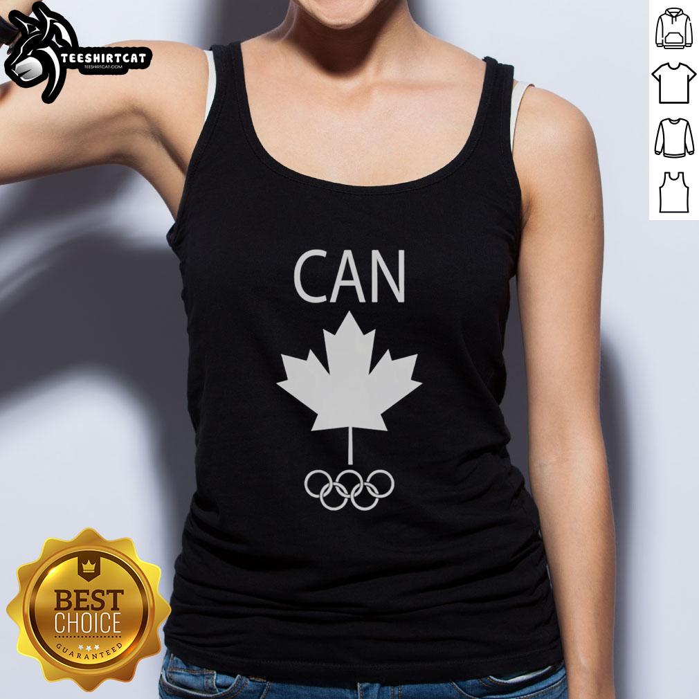 Good Canadian Come to Milano Cortina 2026 tank top featuring bold graphics for Olympic fans and supporters.