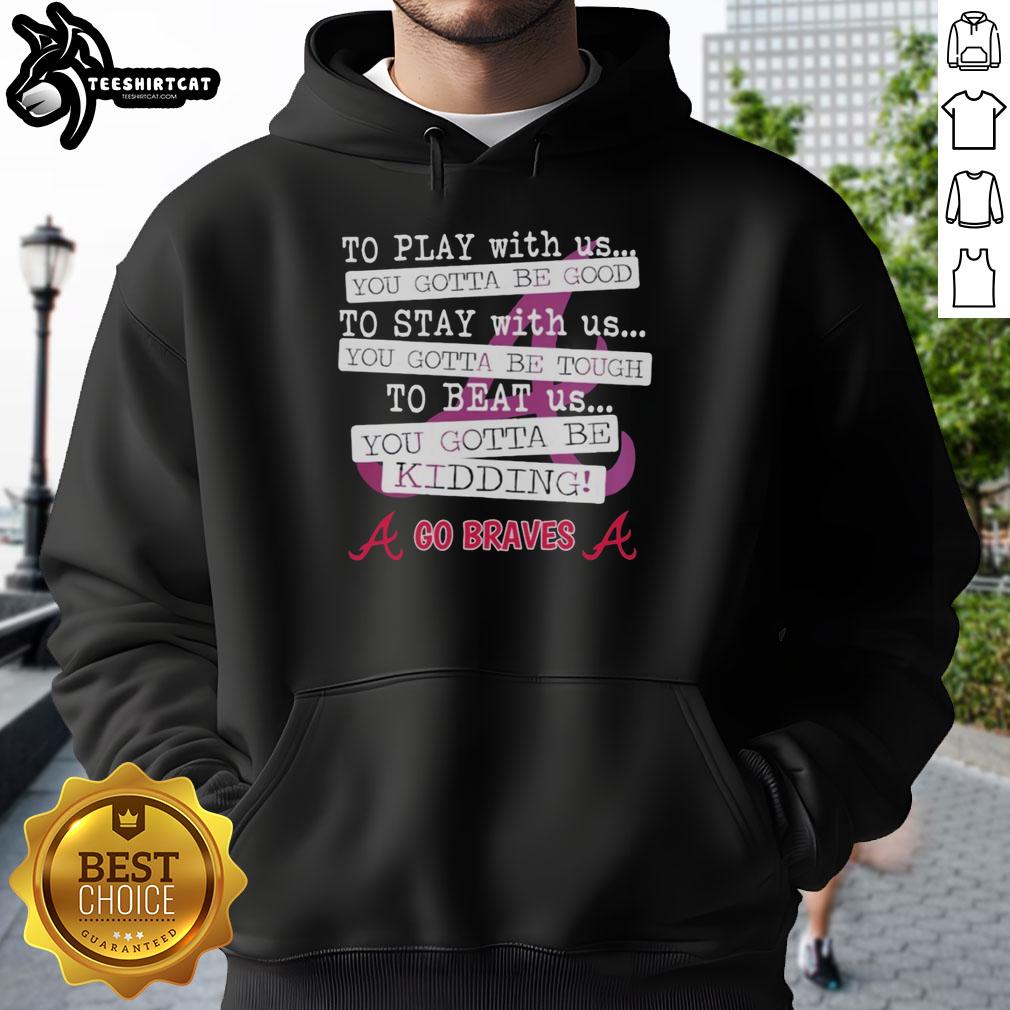 Good Go Atlanta Braves hoodie featuring a stylish design perfect for fans and casual wear.