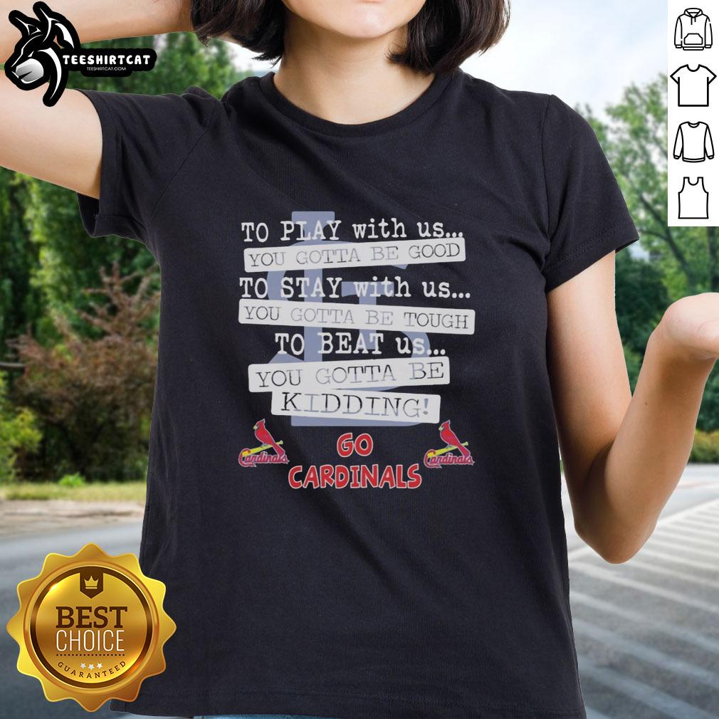Good Go St. Louis Cardinals Ladies Tee, perfect for fans to show support and style at games or casual outings.