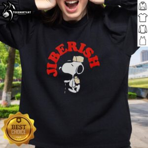 Good Jiberish Take A Hike Supima Snoopy Sweatshirt in vibrant colors, perfect for cozy outdoor adventures.