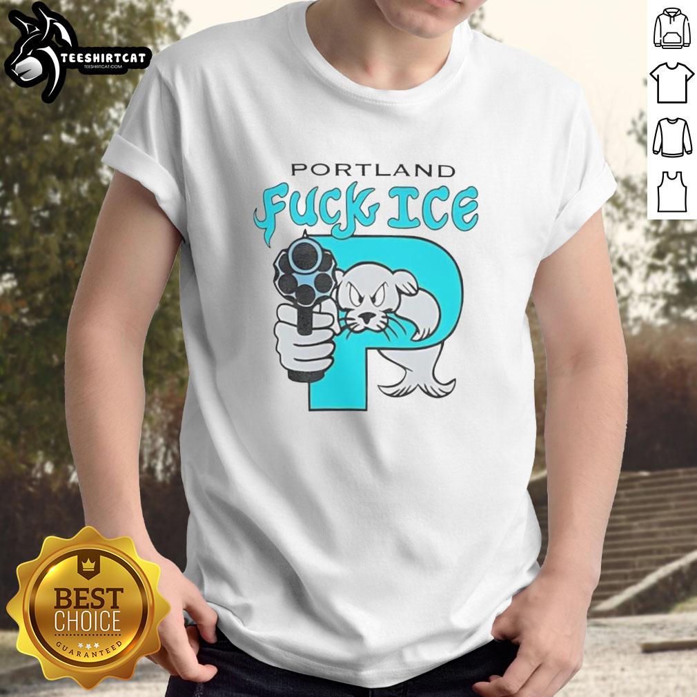Good Portland Fuck Ice T-Shirt featuring bold graphic design, perfect for casual wear and expressing Portland pride.