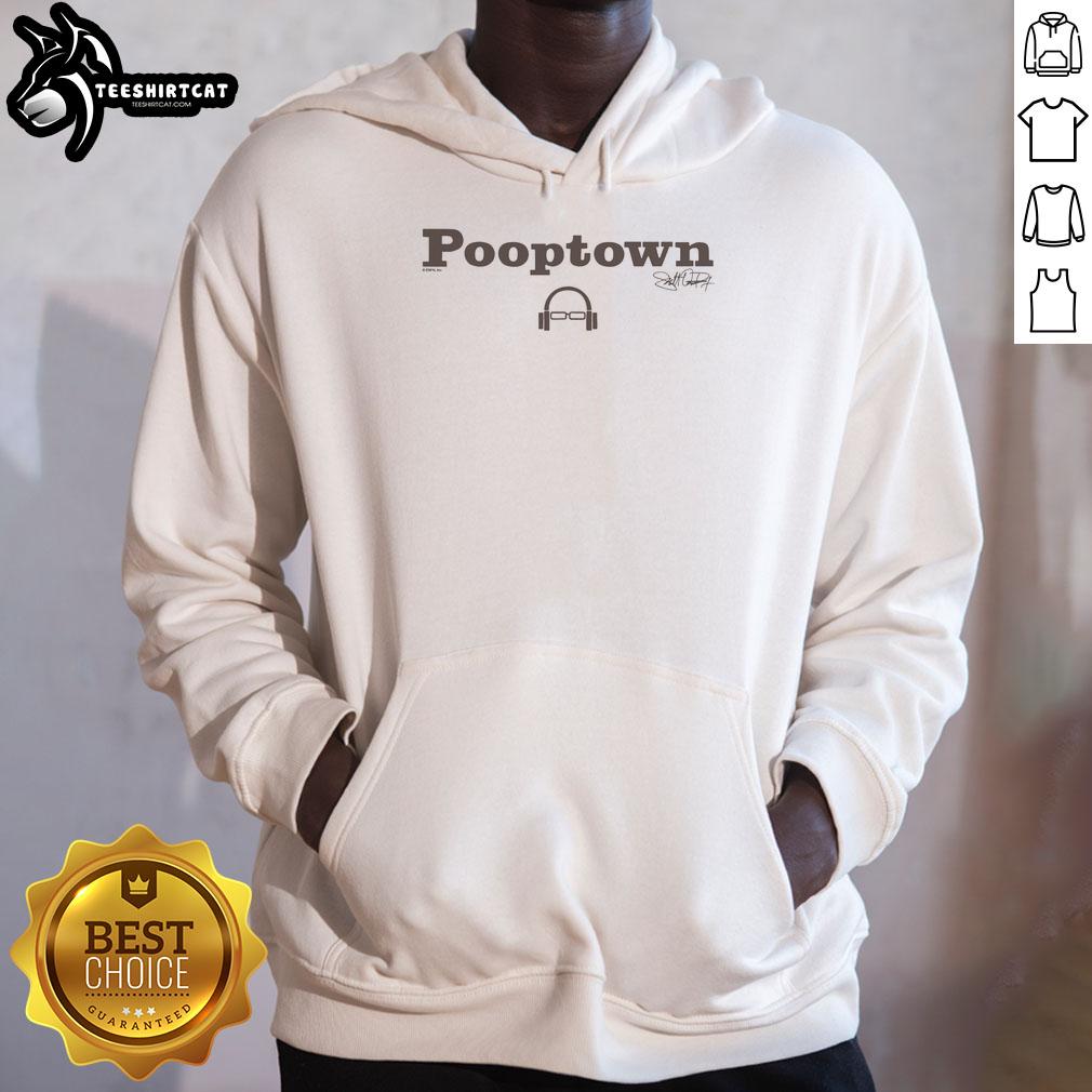 Good Scott Van Pelt Pooptown Hoodie in vibrant colors, showcasing a stylish design for sports fans and casual wear.