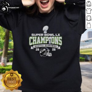 Alt Text: Hot Seattle Seahawks Super Bowl Champions Football 2026 sweatshirt featuring bold team logo and vibrant colors.