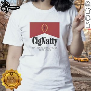 Nice Cignatty Curt Cignetti National Champions 2025-2026 Ladies Tee showcasing team pride and stylish design.