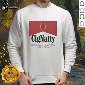 Comfortable Nice Cignatty Curt Cignetti National Champions 2025-2026 sweatshirt in bold colors and modern design.