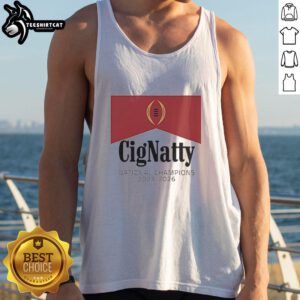 Nice Cignatty Curt Cignetti National Champions 2025-2026 tank top featuring bold graphics and a stylish design.
