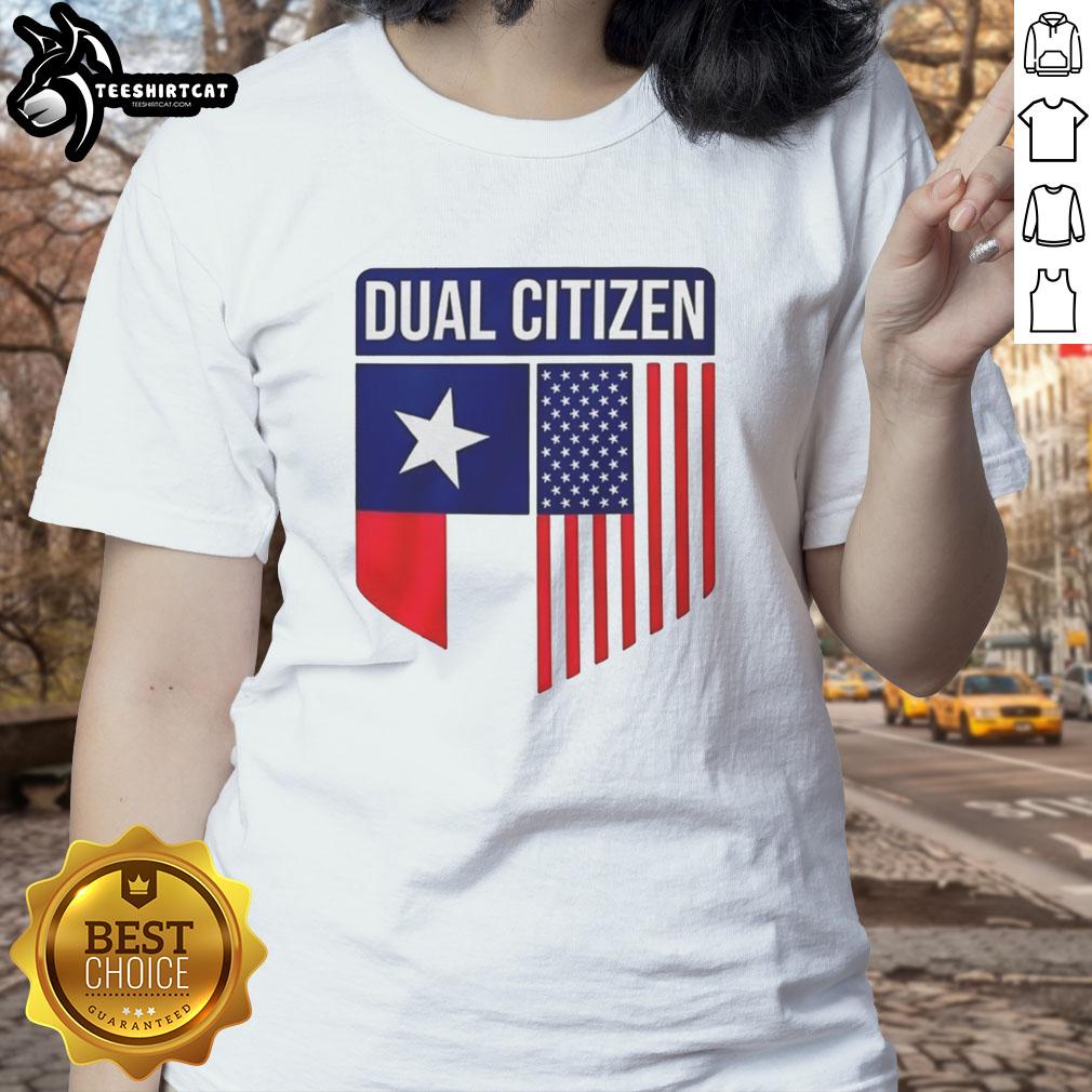 Original Dual Citizen Ladies Tee featuring a stylish design, perfect for proud dual citizens and comfortable everyday wear.