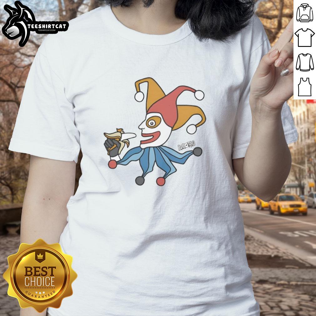 Premium April Fools Jimbo Ladies Tee in vibrant colors, perfect for playful April celebrations and casual wear.