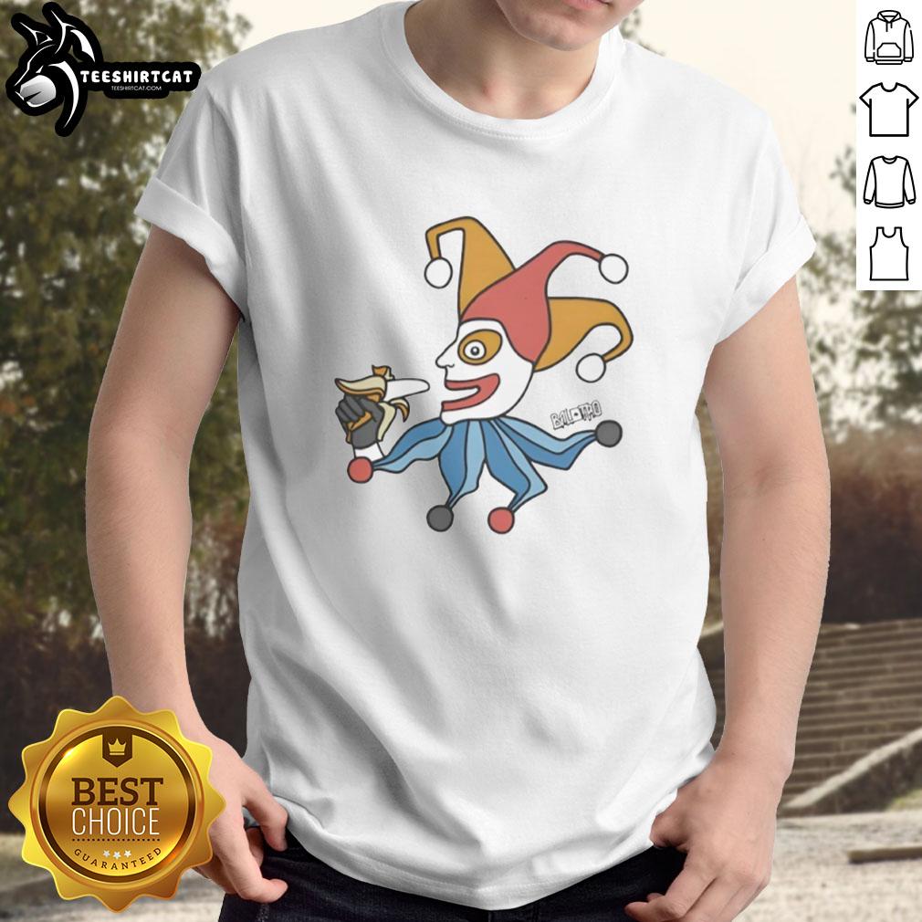 Premium April Fools' Jimbo T-Shirt featuring a fun design perfect for pranks and celebrations on April Fools' Day.