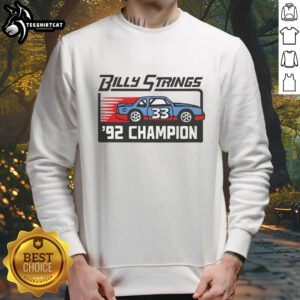 Premium Billy Strings 92 Champion Sweatshirt featuring a stylish design and comfortable fit, perfect for fans and casual wear.