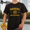 Premium Boston Raiders Est 1924 hockey t-shirt featuring a vintage design perfect for Boston hockey fans.