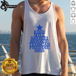 Alt Text: Premium Los Angeles Dodgers tank top featuring Kike, Shohei, Mookie, Teoscar, and Freddie, perfect for fans in 2025.