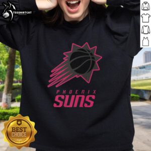 Premium Phoenix Suns highlight reel sweatshirt featuring vibrant team colors and logo, perfect for fans.
