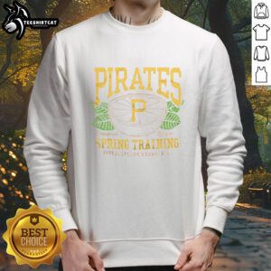 Premium Pittsburgh Pirates Grapefruit League sweatshirt in navy blue, perfect for baseball fans and spring training.
