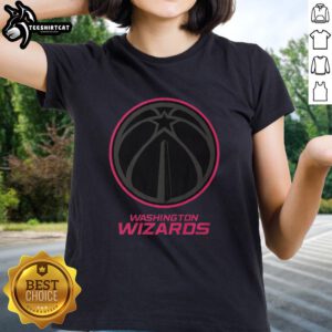 Premium Washington Wizards Highlight Reel Ladies Tee featuring vibrant team graphics and stylish design for fans.
