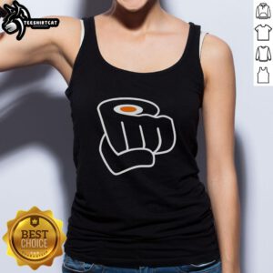 Alt Text: Good Fist Tough Philadelphia Flyers Hockey Knuckles Tank Top featuring a bold design for passionate Flyers fans.