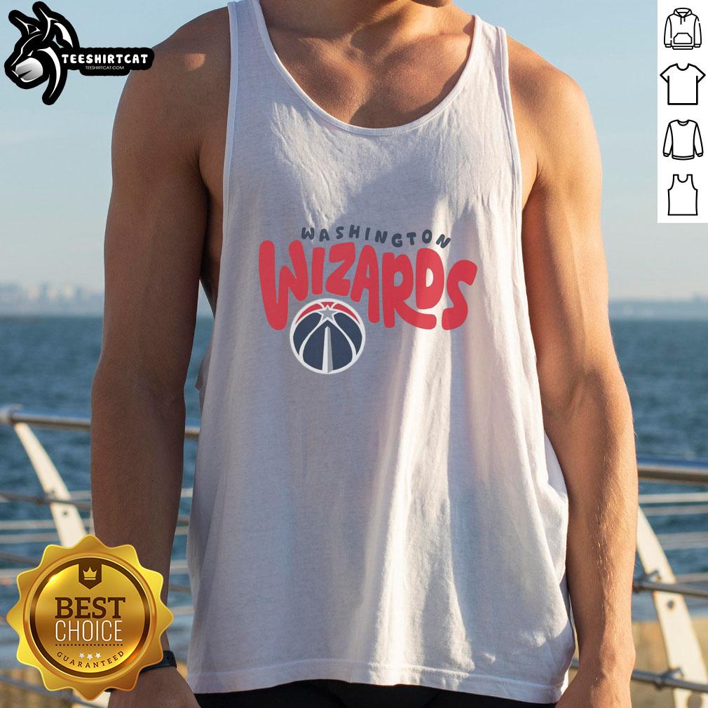 Good Washington Wizards Bubble Tank Top featuring team colors and logo, perfect for fans and casual wear.