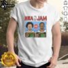 Hot NBA Jam Pistons Cunningham and Duren T-Shirt featuring vibrant graphics of the iconic players in action.