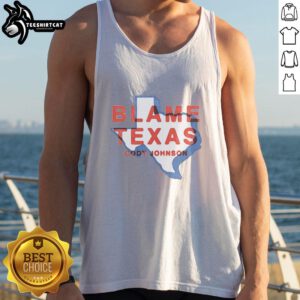 Embrace summer style with the Nice Blame Texas Cody Johnson tank top, featuring a trendy design perfect for fans.