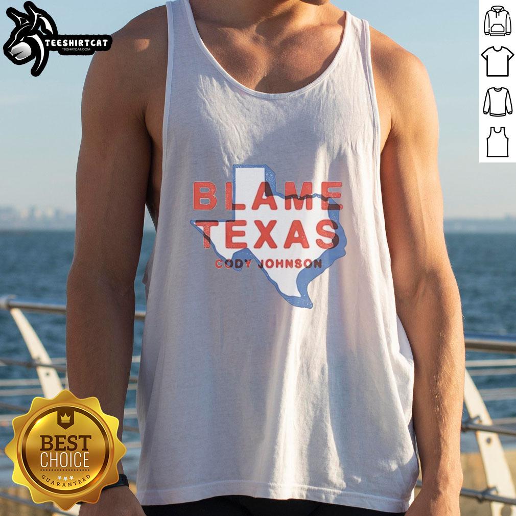 Embrace summer style with the Nice Blame Texas Cody Johnson tank top, featuring a trendy design perfect for fans.