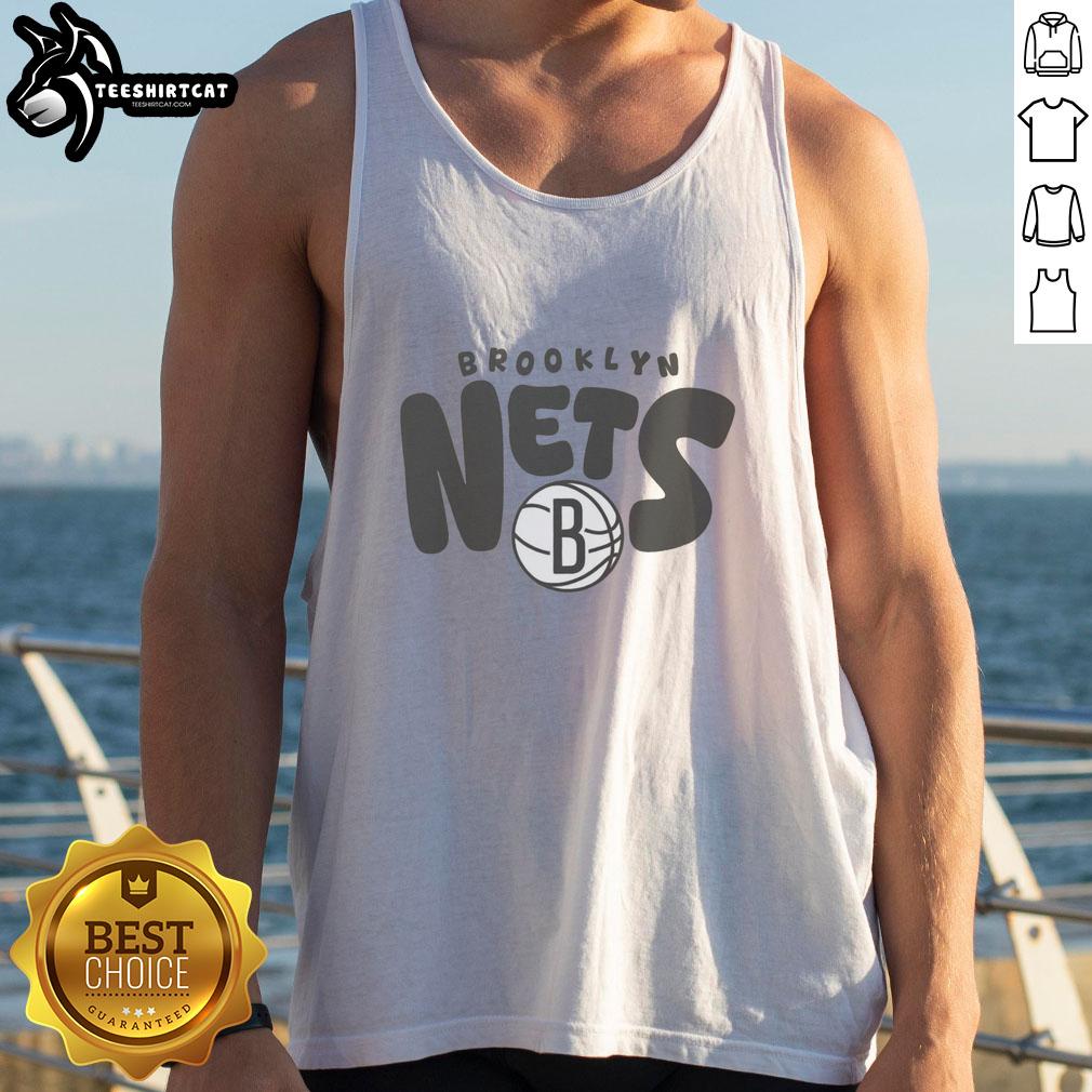 Stylish Nice Brooklyn Nets bubble tank top featuring team colors and logo, perfect for basketball fans and summer wear.