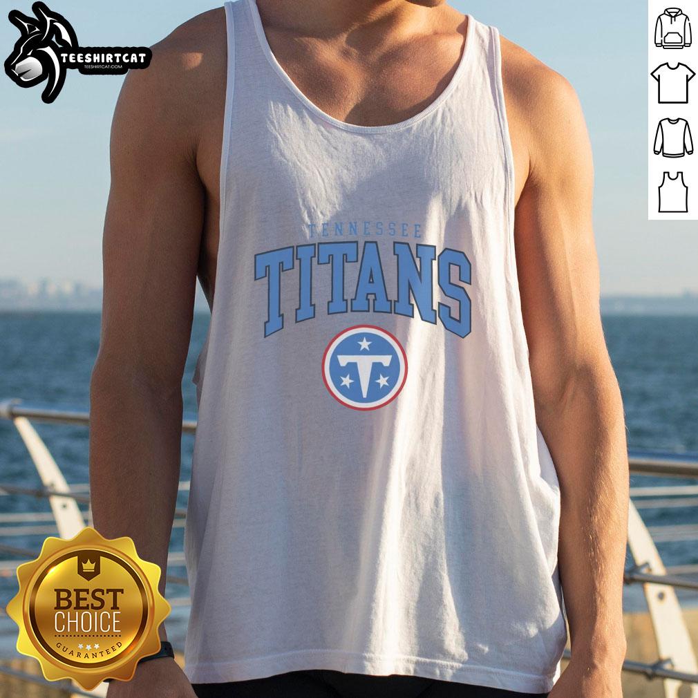Official Tennessee Titans Classic Logo Tank Top featuring the iconic team logo in vibrant colors, perfect for fans.