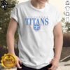 Alt Text: Official Tennessee Titans Signature Bar T-Shirt featuring team logo and vibrant colors for dedicated fans.