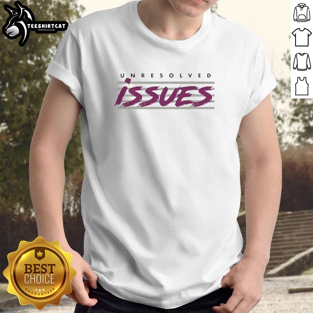 Official Unresolved Issues T-Shirt featuring bold design and vibrant colors for fans of the series.