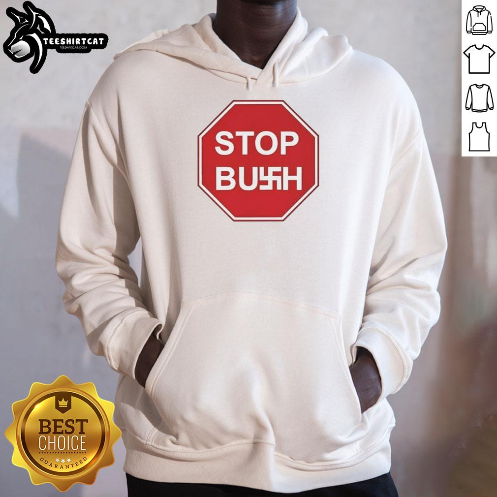 Alt Text: Original Diego Maradona Stop Bush Logo Hoodie featuring iconic design and vibrant colors for fans and collectors.