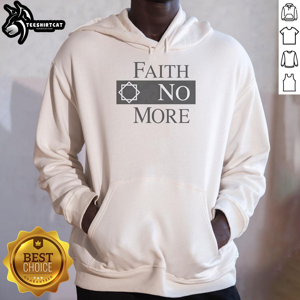 Original Faith No More Logo Hoodie featuring bold logo design on a stylish black hoodie, perfect for fans.