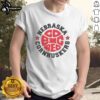Alt Text: Original Nebraska Huskers Big Red Basketball 1970s logo T-shirt featuring vintage design and team colors.