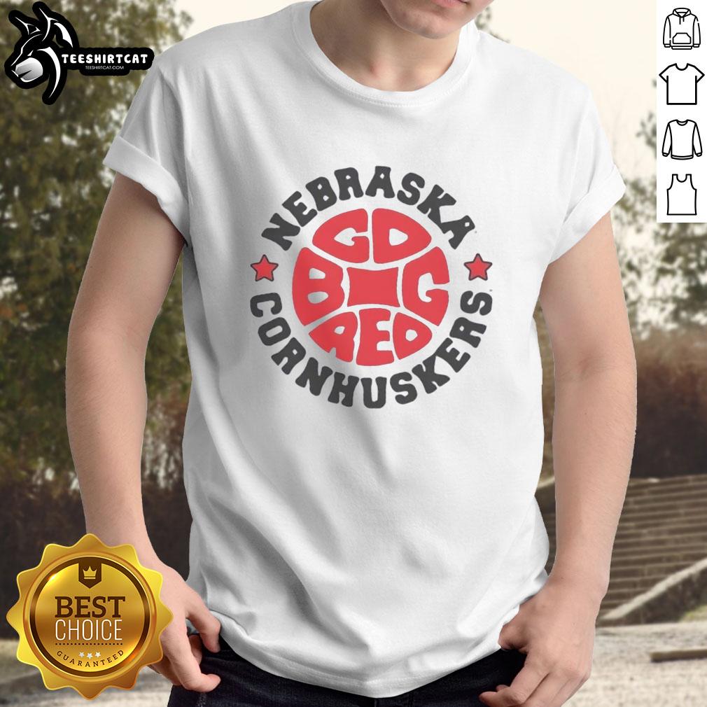 Original Nebraska Huskers Big Red Basketball 1970s Logo T-Shirt featuring vintage design and bold team colors.