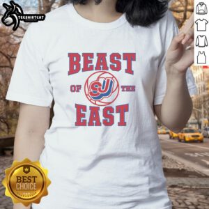 Vintage ladies tee featuring Original St. Johns Basketball Beast of the East design, perfect for fans and collectors.