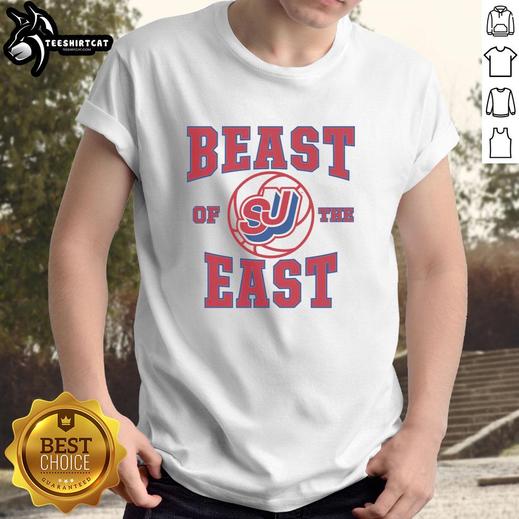 Original St. John's Basketball Beast of the East vintage T-shirt featuring classic design and vibrant colors.