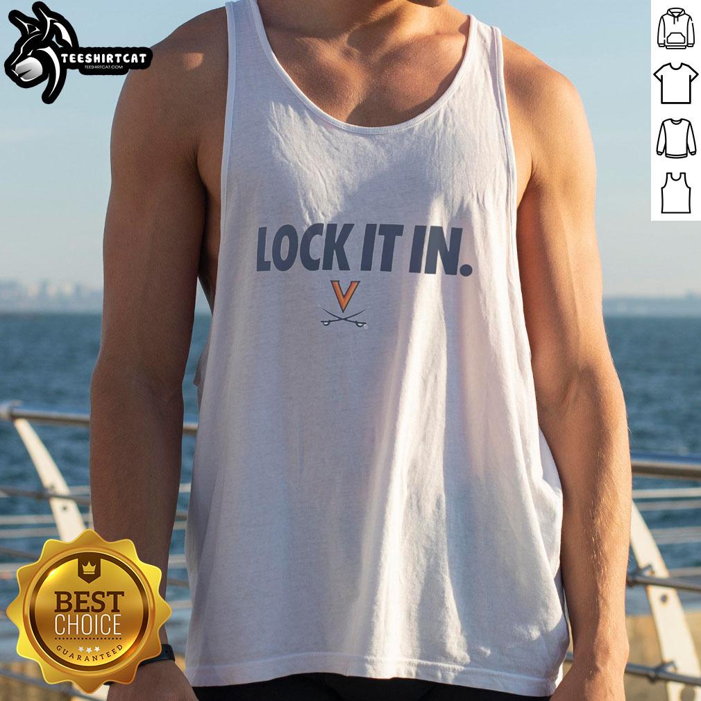 Original Virginia Cavaliers 2026 Lock It In Tank Top featuring team colors and logo, perfect for game day apparel.