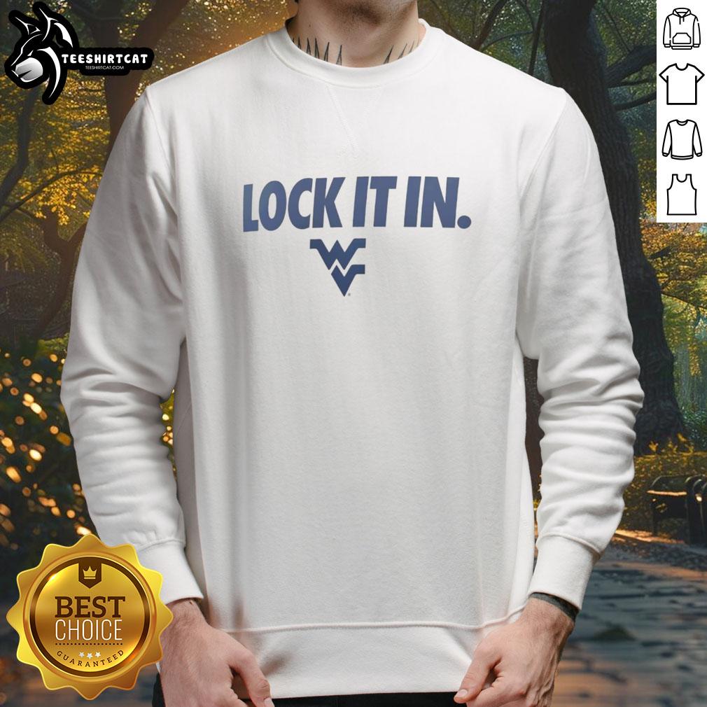 Original West Virginia Mountaineers 2026 Lock It In sweatshirt featuring team colors and logo for ultimate fan style.